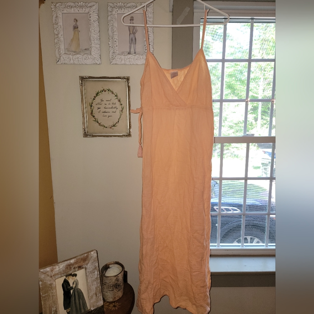 GORGEOUS peach cover up
